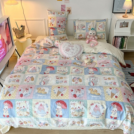 昔可 2024新款13070全棉四件套系列（第三批） 昭和萌宠