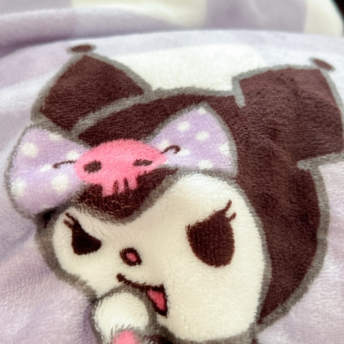 91家纺网 家纺一手货源 找家纺 2024新款三丽鸥牛奶绒小版四件套 牛奶绒小版-格子库洛米