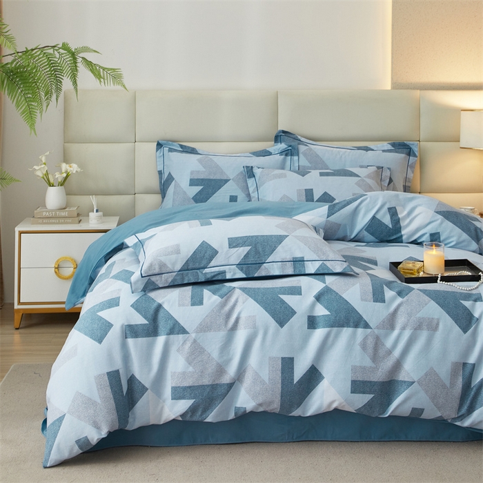 91家纺网 家纺一手货源 找家纺 品乐家纺 2024新款32支全棉超柔生态磨毛四件套 乔伊-兰