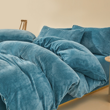 91家纺网 家纺一手货源 找家纺 （总）七仙女家纺 2025新款A类230g高克重牛奶绒四件套