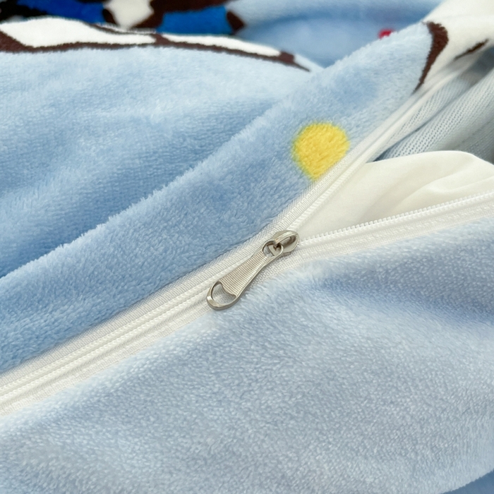 91家纺网 家纺一手货源 找家纺 2024新款三丽鸥牛奶绒小版四件套 牛奶绒小版-活力帕恰狗