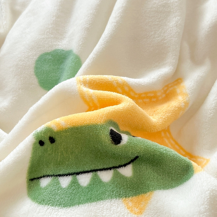 91家纺网 家纺一手货源 找家纺 2024新款200g加厚防静电牛奶绒小清新四件套 绒-鳄鱼宝宝