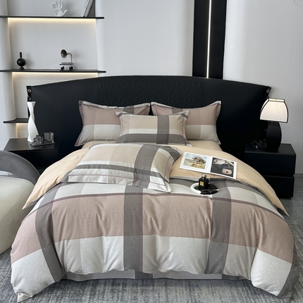 91家纺网 家纺一手货源 找家纺 （总）2025新款全棉加厚生态磨毛印花四件套-基础款