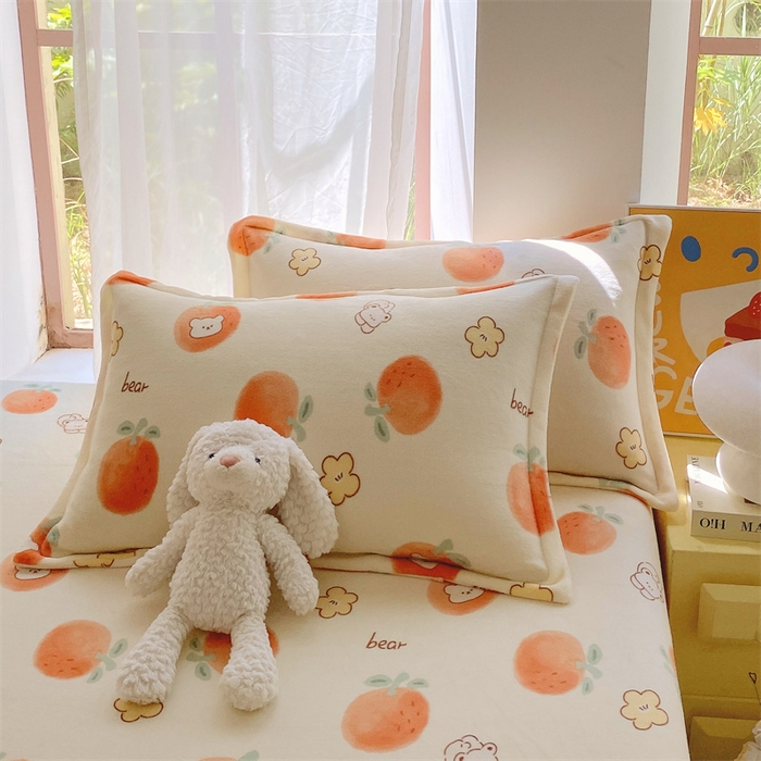 91家纺网 家纺一手货源 找家纺 凯儿家纺  2024新款加厚高克重印花系列单床笠 心想事成