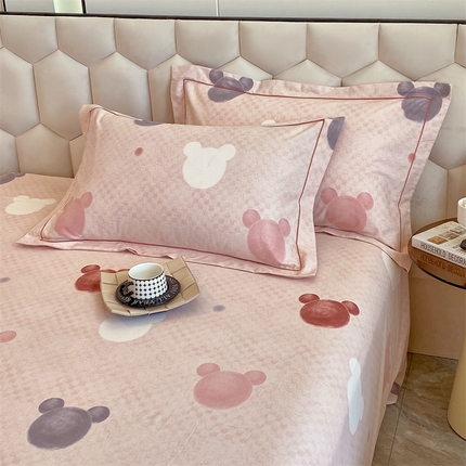 91家纺网 家纺一手货源 找家纺 （总）2024新款全棉磨毛印花套件单品系列-单枕套