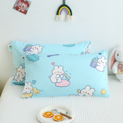 91家纺网 家纺一手货源 找家纺 2024新款A类60支印花儿童枕头套 贝塔兰