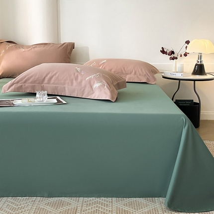 91家纺网 家纺一手货源 找家纺 （总） 【A类母婴级】冬季加厚保暖纯棉磨毛床单全棉纯色简约床罩澳棉长绒棉床上用品