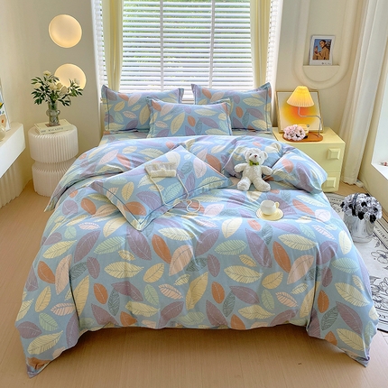 91家纺网 家纺一手货源 找家纺 （总）威布斯 2025新款加厚全棉磨毛四件套