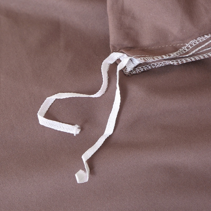 91家纺网 家纺一手货源 找家纺 晶缦家纺 2024新款全棉13376纯色喷气全棉磨毛单品被套 暖芸馨-深松棕