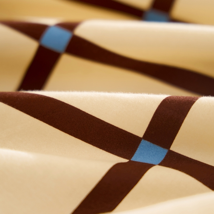 91家纺网 家纺一手货源 找家纺 怡家居 2024新款全棉磨毛印花四件套 云漫