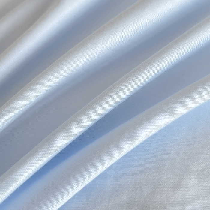 91家纺网 家纺一手货源 找家纺  【A类母婴级】100支长绒棉四件套全棉纯棉重工高端刺绣拼接被套简约床单床笠款床上用品 澜梦-沁水蓝