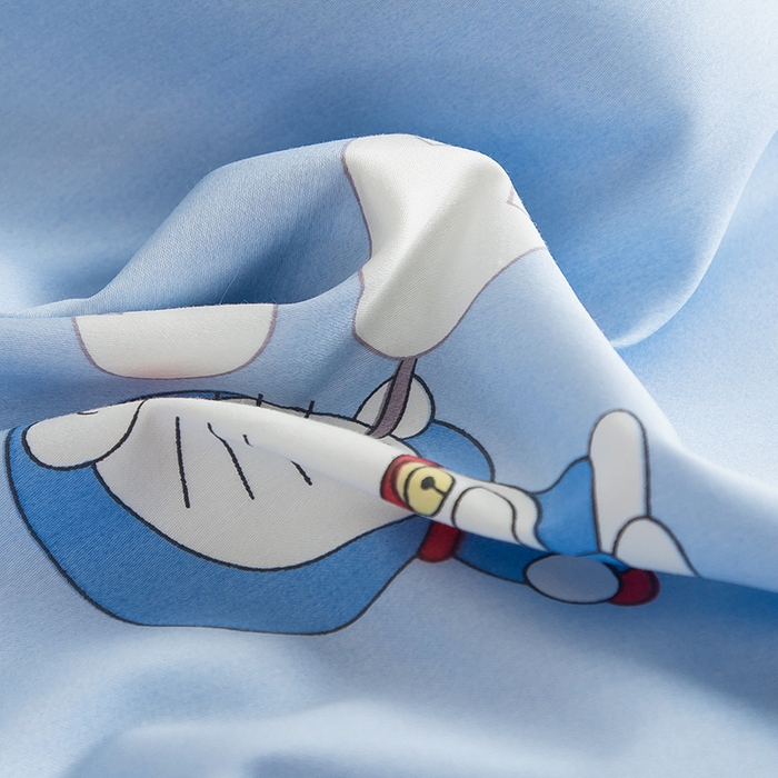 91家纺网 家纺一手货源 找家纺 2024新款A类60支印花儿童枕头套 蓝小胖