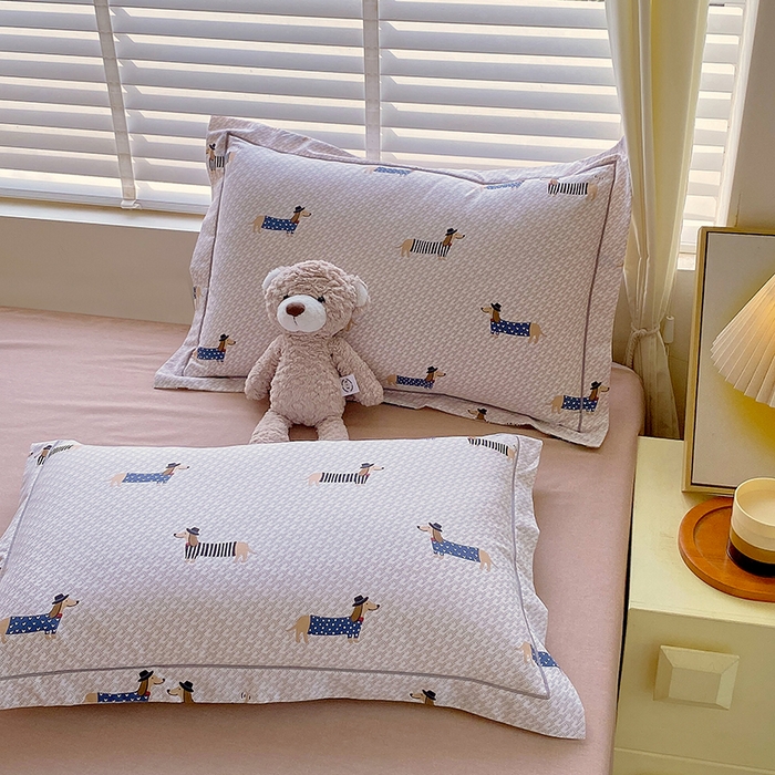 91家纺网 家纺一手货源 找家纺 威布斯 2025新款加厚纯棉全棉磨毛三件套四件套 绅士汪-咖