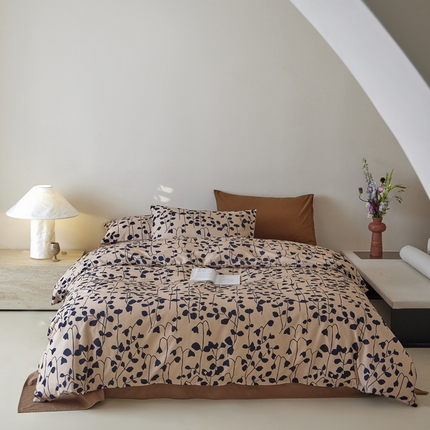 怡家居 2024新款全棉磨毛印花四件套 芊寻