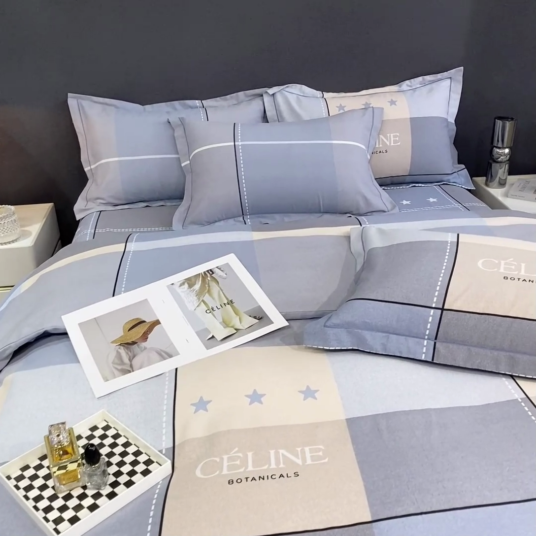 91家纺网 家纺一手货源 找家纺 威布斯 2025新款加厚纯棉全棉磨毛三件套四件套 时光旅行