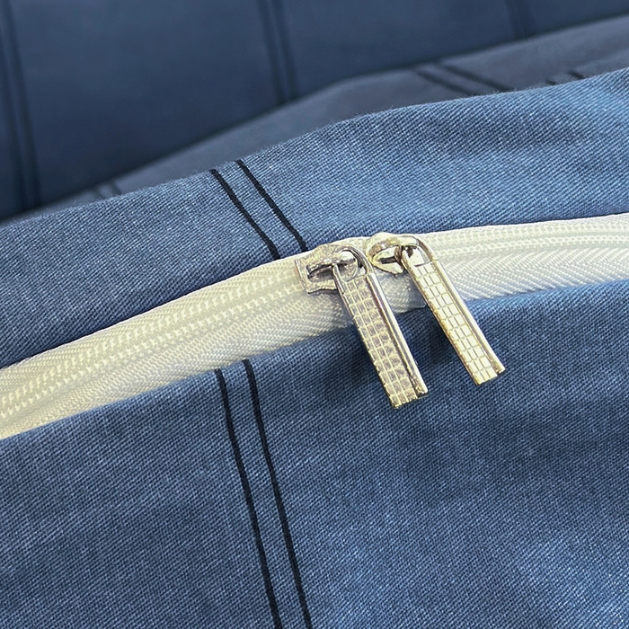 91家纺网 家纺一手货源 找家纺 怡家居 2024新款全棉磨毛印花四件套 蓝猫