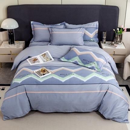 91家纺网 家纺一手货源 找家纺 （总）威布斯 2025新款加厚全棉磨毛四件套