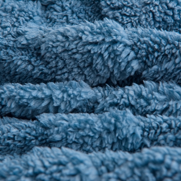 91家纺网 家纺一手货源 找家纺 2025全新塔芙绒冬被加厚牛奶绒羊羔绒被子被芯 暖绒蓝