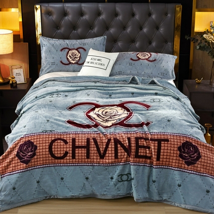 91家纺网 家纺一手货源 找家纺 （总）好艺佳毛毯 2025新款升级多功能3D数码印花毛毯 被套两用拉舍尔云毯