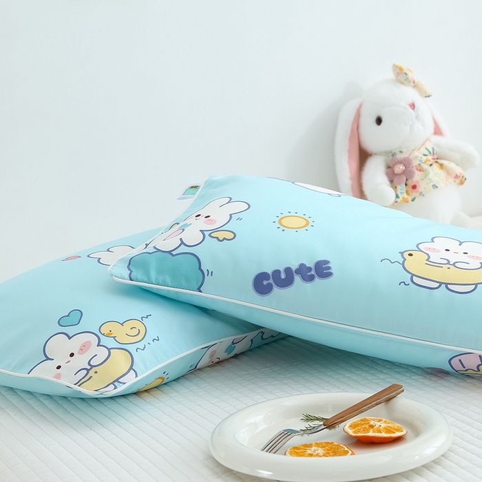 91家纺网 家纺一手货源 找家纺 2024新款A类60支印花儿童枕头套 贝塔兰