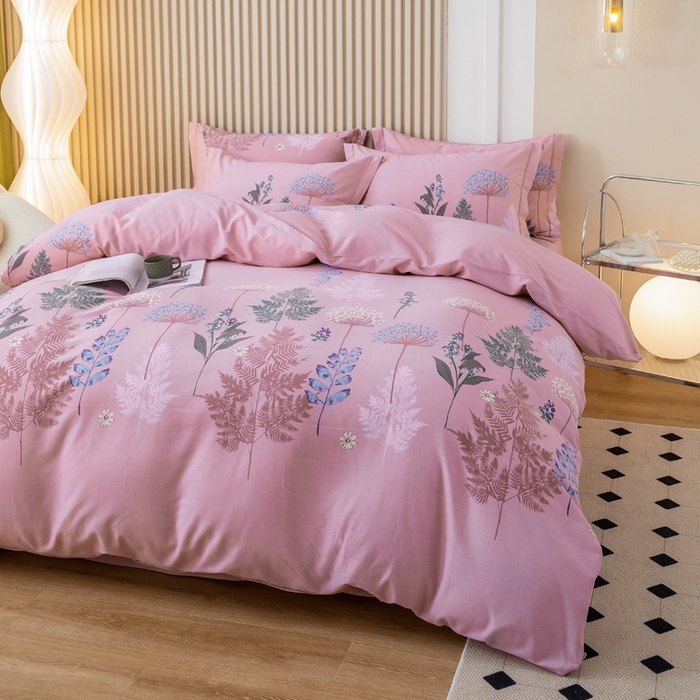 91家纺网 家纺一手货源 找家纺 威布斯 2025新款加厚纯棉全棉磨毛三件套四件套 丛林舞会