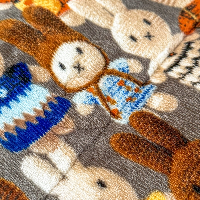 91家纺网 家纺一手货源 找家纺 宜梦家居【需要买家秀请联系老板】 2025新款婴儿牛奶豆豆双面绒春秋被子冬被芯大豆被 牛奶绒幸运兔