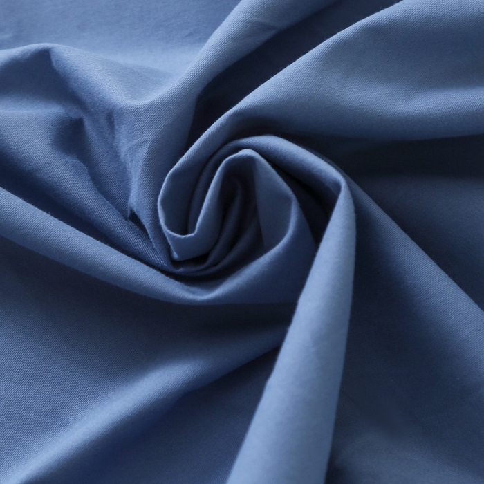 91家纺网 家纺一手货源 找家纺 晶缦家纺 2024新款全棉13376纯色喷气全棉磨毛单品床笠 暖芸馨-靛青蓝