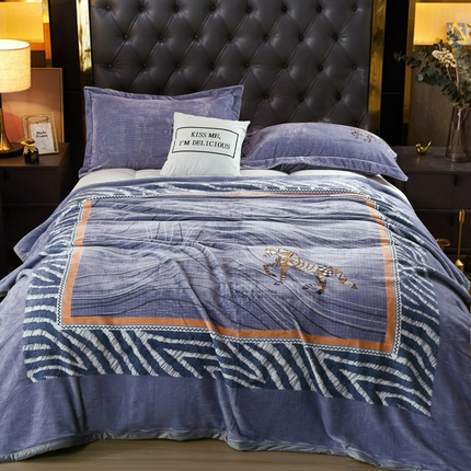 91家纺网 家纺一手货源 找家纺 （总）好艺佳毛毯 2025新款升级多功能3D数码印花毛毯 被套两用拉舍尔云毯