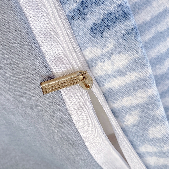 91家纺网 家纺一手货源 找家纺 威布斯 2025新款加厚纯棉全棉磨毛三件套四件套 街角咖啡-蓝