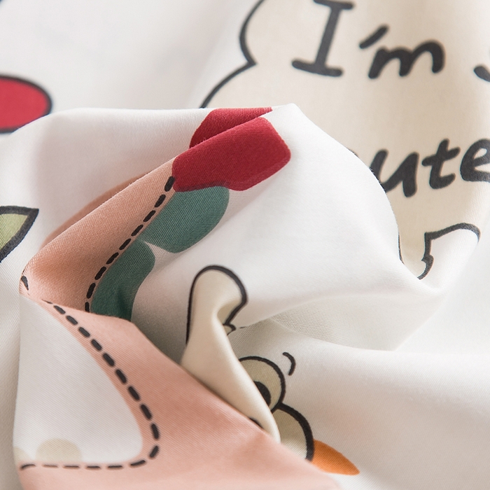 91家纺网 家纺一手货源 找家纺 2024新款A类60支印花儿童枕头套 恐龙派对