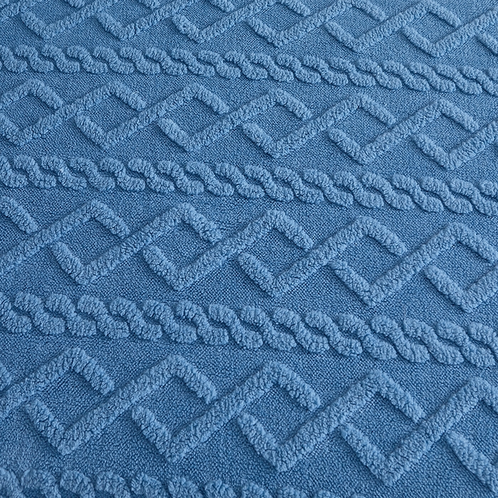 91家纺网 家纺一手货源 找家纺 艾裙海 2025新款180克塔肤绒蕾丝床裙 孔雀蓝