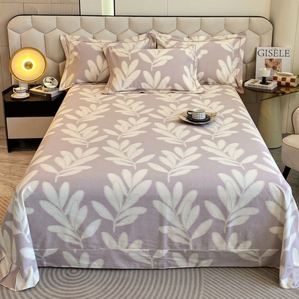 91家纺网 家纺一手货源 找家纺 （总）202新款全棉磨毛印花套件单品系列-单床单