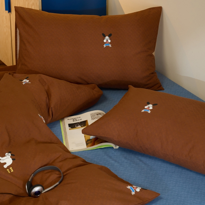 91家纺网 家纺一手货源 找家纺 怡家居 2024新款全棉磨毛印花四件套 小可爱