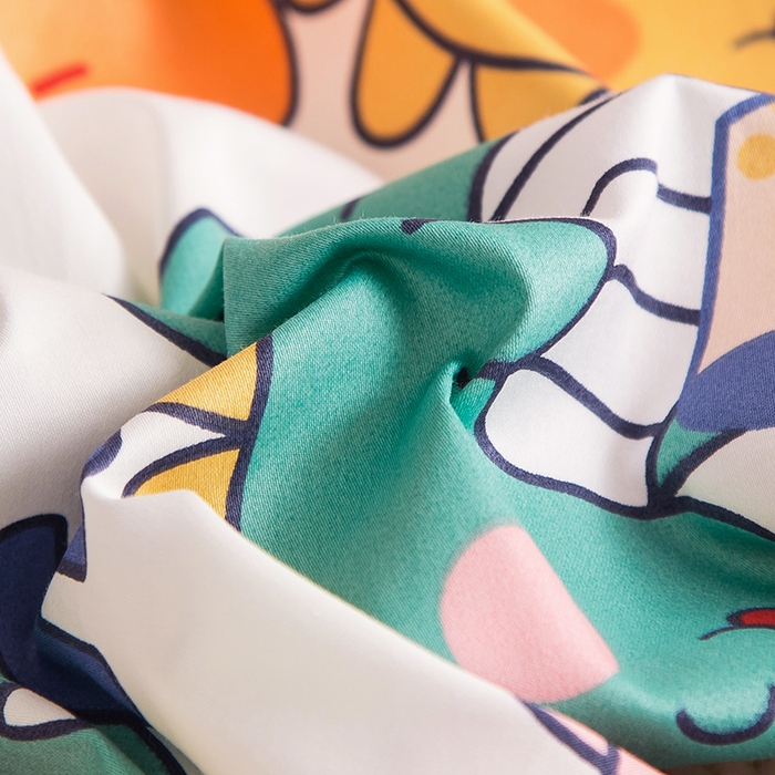 91家纺网 家纺一手货源 找家纺 （总）2024新款A类60支印花儿童枕套纯棉贡缎学生宝宝枕头套