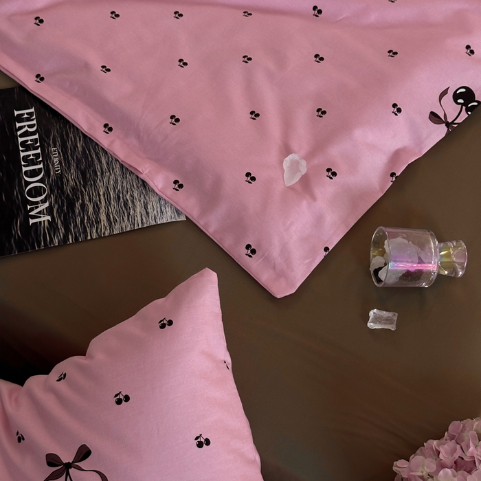 91家纺网 家纺一手货源 找家纺 怡家居 2024新款全棉磨毛印花四件套 小甜心