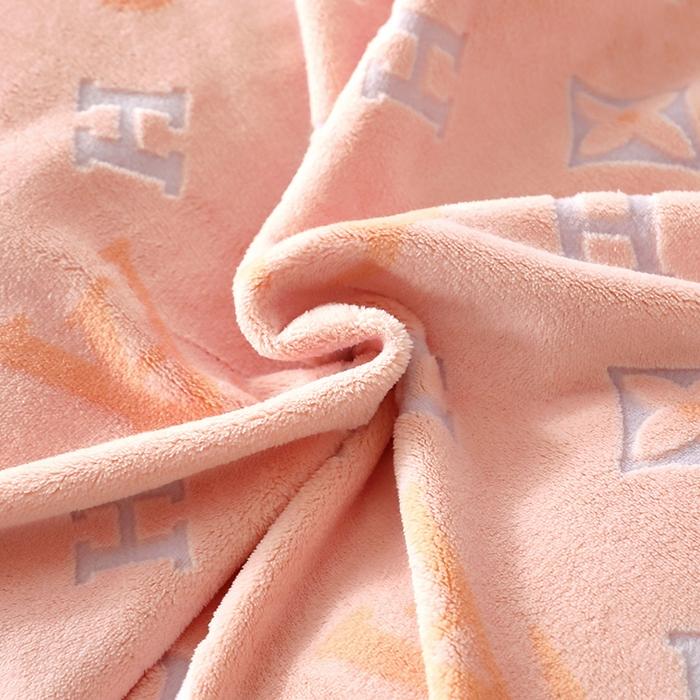 91家纺网 家纺一手货源 找家纺 席之家 2024新款A类平雕印花全消光260克雅丝绒四件套 橘黄色