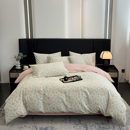 怡家居 2024新款全棉磨毛印花四件套 美伊