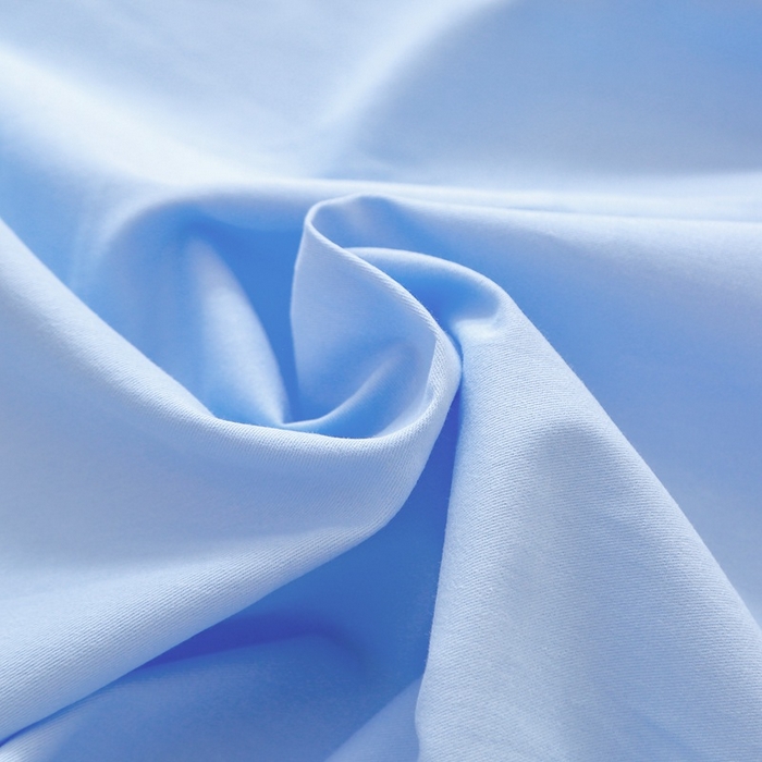 91家纺网 家纺一手货源 找家纺 晶缦家纺 2024新款全棉13376纯色喷气全棉磨毛单品床笠 暖芸馨-淡天兰