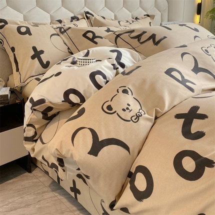 91家纺网 家纺一手货源 找家纺 （总）2024新款全棉磨毛印花套件单品系列-单被套