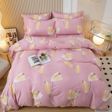 91家纺网 家纺一手货源 找家纺 （总）威布斯 2025新款加厚全棉磨毛四件套