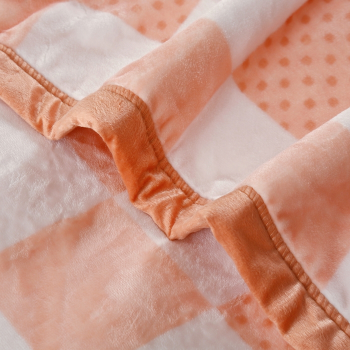 91家纺网 家纺一手货源 找家纺 好艺佳毛毯 2025新款升级多功能3D数码印花毛毯 被套两用拉舍尔云毯 小熊棋盘格