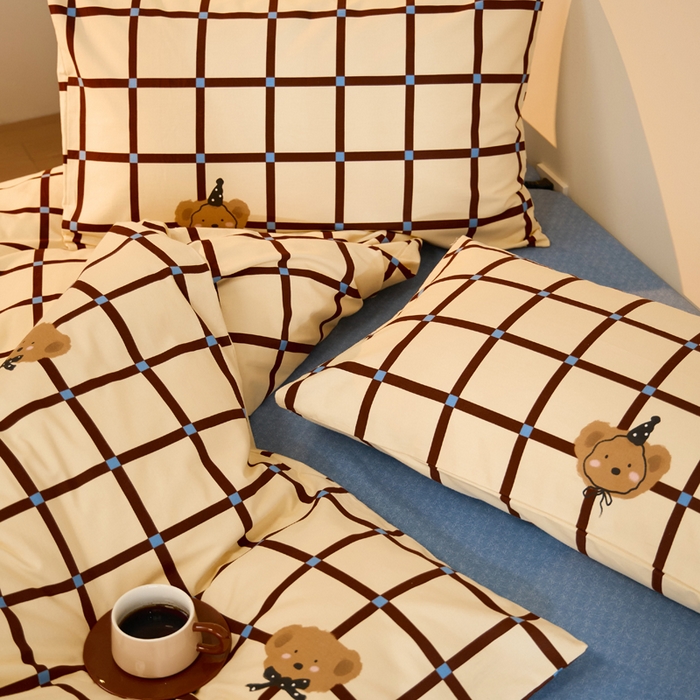 91家纺网 家纺一手货源 找家纺 怡家居 2024新款全棉磨毛印花四件套 云漫