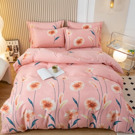 91家纺网 家纺一手货源 找家纺 （总）威布斯 2025新款加厚全棉磨毛四件套