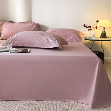 91家纺网 家纺一手货源 找家纺 （总） 【A类母婴级】冬季加厚保暖纯棉磨毛床单全棉纯色简约床罩澳棉长绒棉床上用品