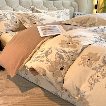 91家纺网 家纺一手货源 找家纺 （总）2024新款全棉磨毛印花套件单品系列-单被套