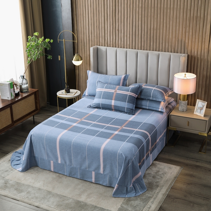 91家纺网 家纺一手货源 找家纺 威布斯 2025新款加厚纯棉全棉磨毛三件套四件套 时光旅行