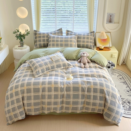 91家纺网 家纺一手货源 找家纺 （总）威布斯 2025新款加厚全棉磨毛四件套