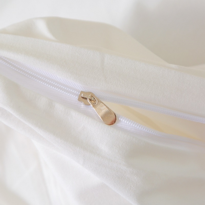 91家纺网 家纺一手货源 找家纺 晶缦家纺 2024新款全棉13376纯色喷气全棉磨毛单品被套 暖芸馨-本白色