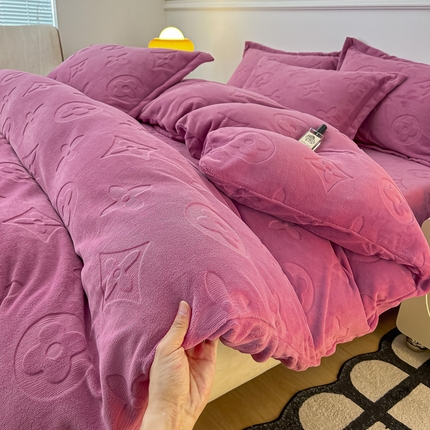 91家纺网 家纺一手货源 找家纺 （总）绒多多 2025新款牛奶绒单被套