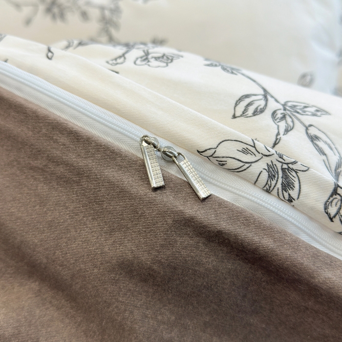 91家纺网 家纺一手货源 找家纺 怡家居 2024新款全棉磨毛印花四件套 寻花集